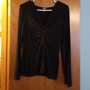 Black, light weight dress shirt